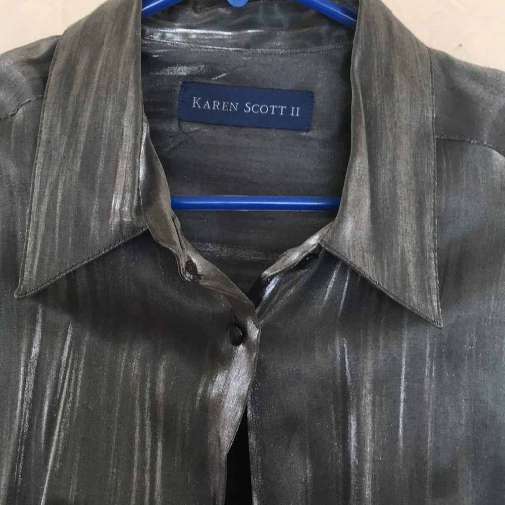 Karen Scott long sleeve shirt
